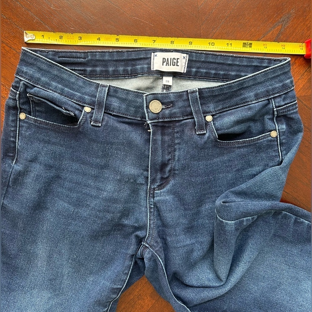 Paige Women's Blue Jeans size 28 - Picture 6 of 12